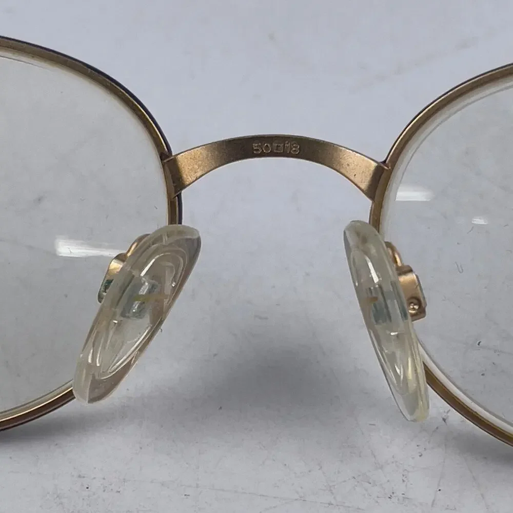 Tura MOD.769 TOR Women Eyeglasses Frame Matte Gold Metal Oval Shape 50-18-140 mm